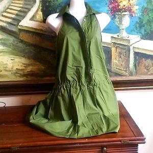 Derek Lam 10 Crosby Olive Green Dress